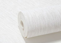 papel de parede lavável branco simples do vinil de 0.53*10M, papel de parede da forma para Bbedrooms
