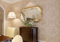 Papel de parede clássico do estilo 3D para o papel de parede dourado home do teste padrão do damasco da parede/vinil